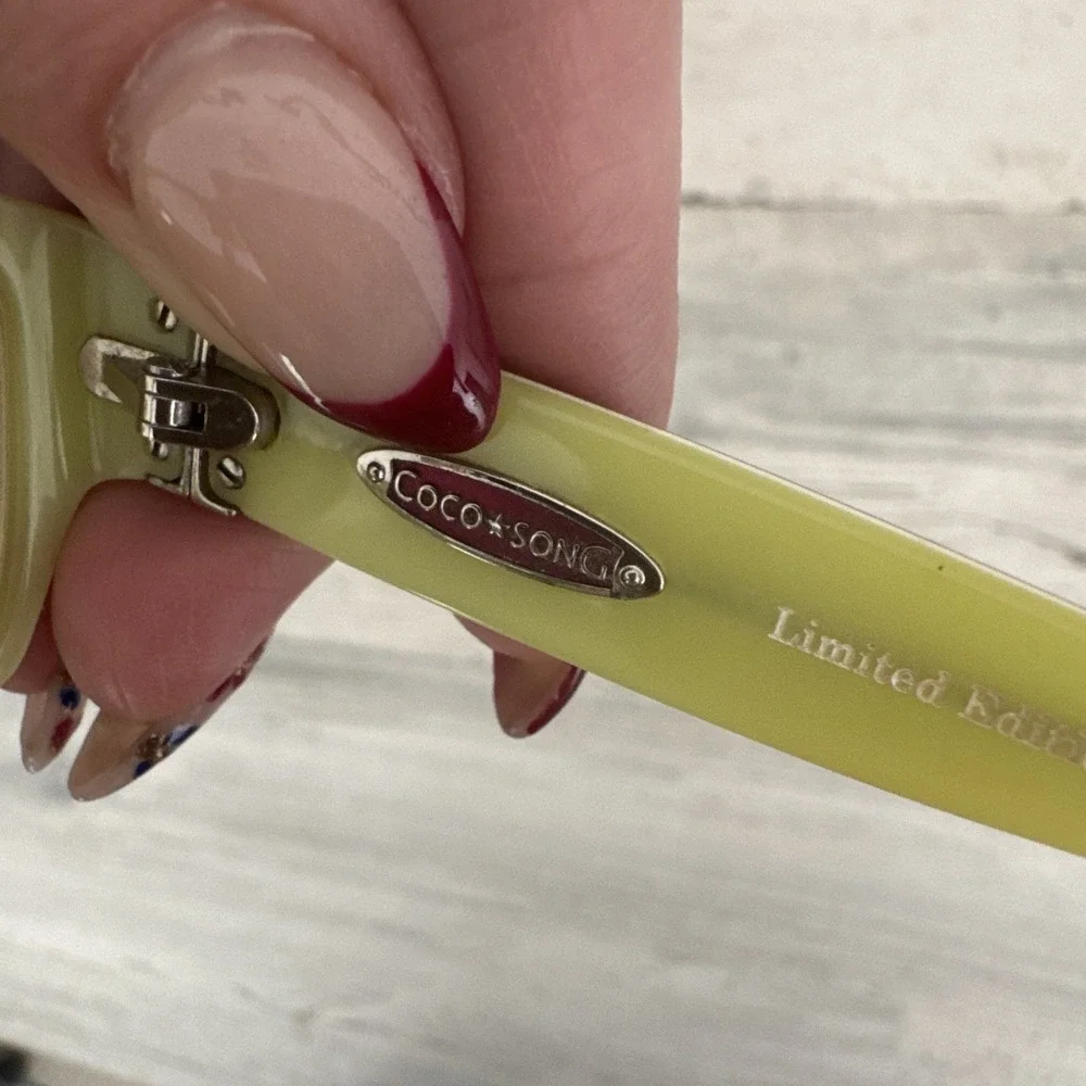 Coco Song Eyeglasses Frames Limited Edition 446/599 Purple/Yellow 53-16/135